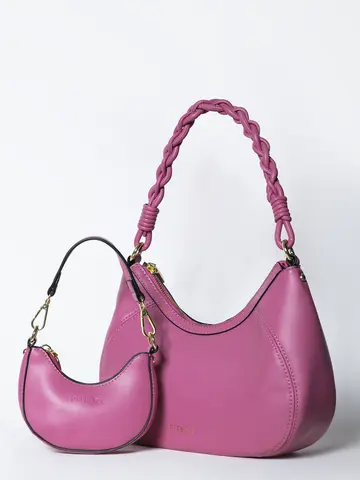 Bolsa Mini Bag Fashion e Estilosa com Alça Trançada Pit Bull Jeans Luxo