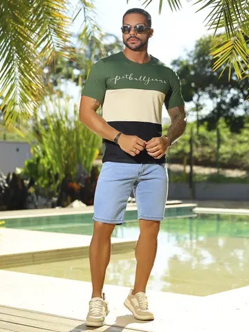 Bermuda Masculina Casual e Confortável Pit Bull Jeans Premium