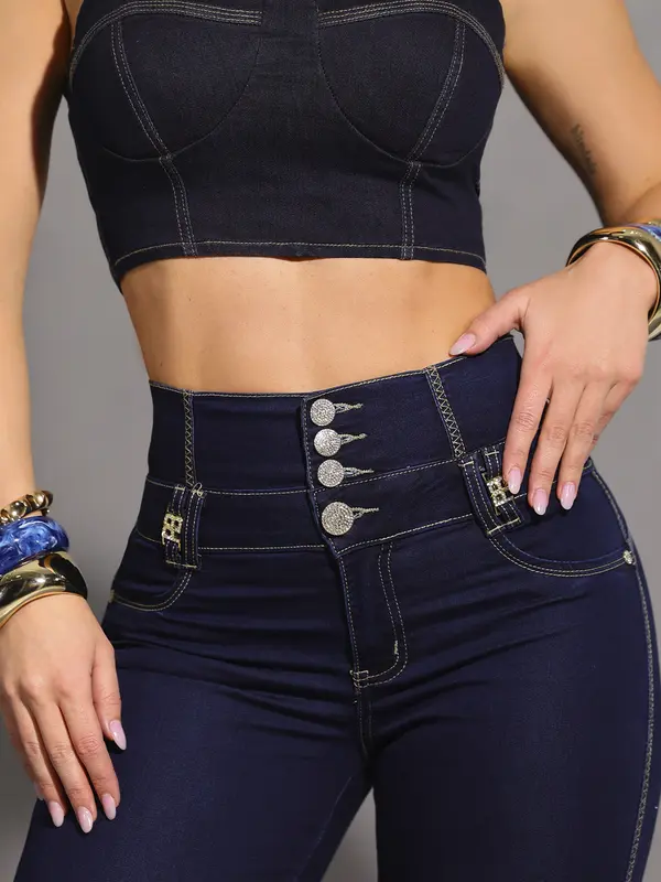 Calça Cintura Perfeita Estilosa e Versátil com Caimento Impecável Pit Bull Jeans Premium