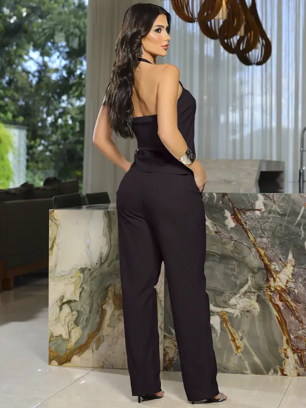 Conjunto Blusa e Calça Versátil com Acabamento Refinado Empório Pit Bull