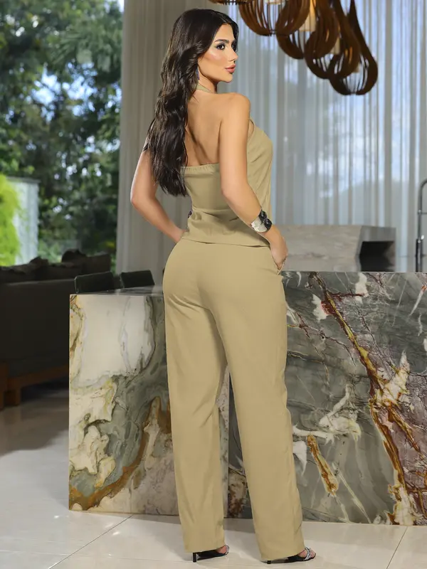 Conjunto Blusa e Calça Versátil com Acabamento Refinado Empório Pit Bull