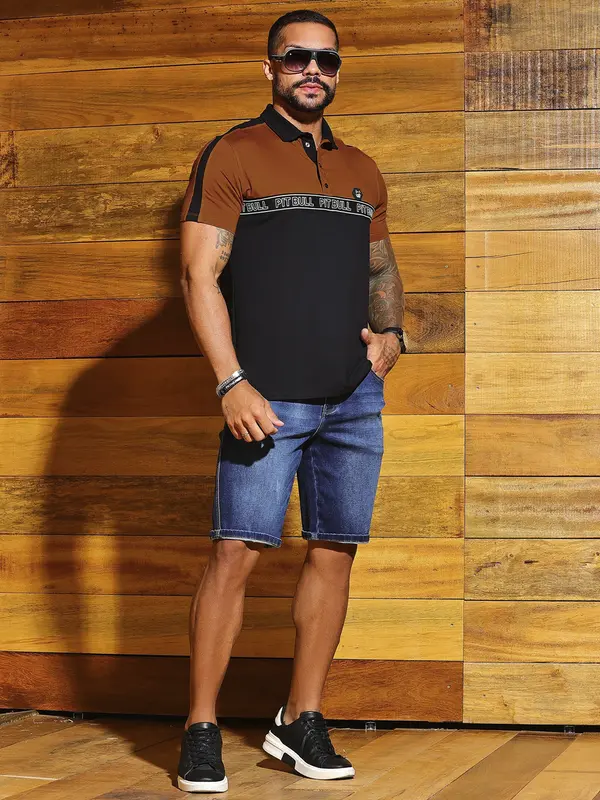 Polo Masculina Sofisticada e Casual com Elástico Personalizado Pit Bull Jeans Luxo