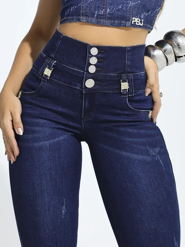 Calça Cintura Perfeita Estilosa e Elegante com Caimento Impecável Pit Bull Jeans Premium