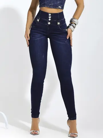 Calça Cintura Perfeita Estilosa e Elegante com Caimento Impecável Pit Bull Jeans Premium