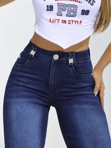 Calça Wide Leg Estilosa com Caimento Confortável Pit Bull Jeans Premium