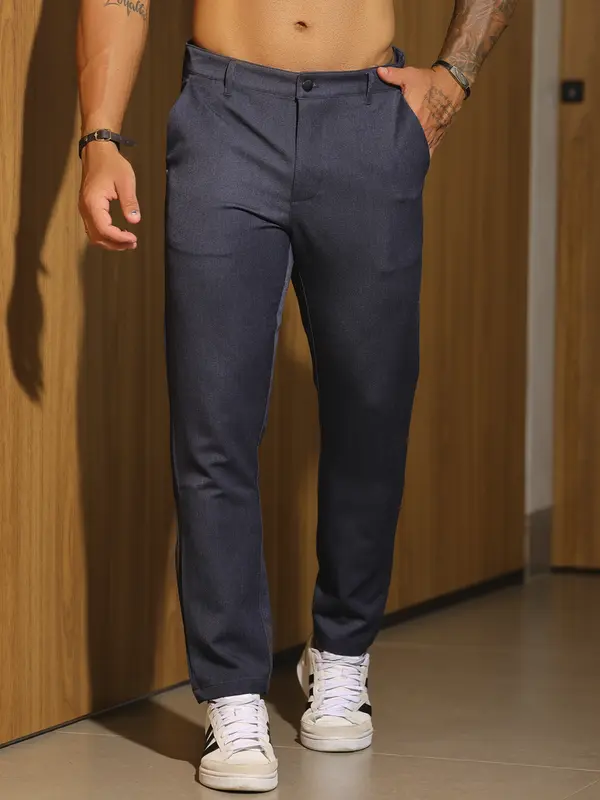 Calça Masculina Slim Elegante com Acabamento Sofisticado Pit Bull Jeans Luxo