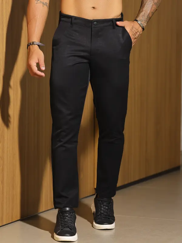 Calça Masculina Slim Elegante com Acabamento Sofisticado Pit Bull Jeans Luxo