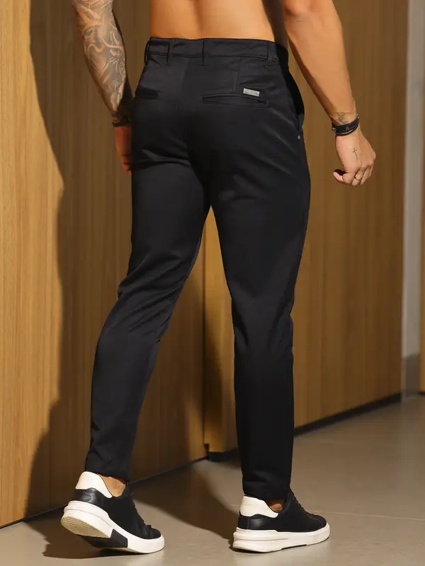 Calça Masculina Slim Elegante com Acabamento Sofisticado Pit Bull Jeans Luxo