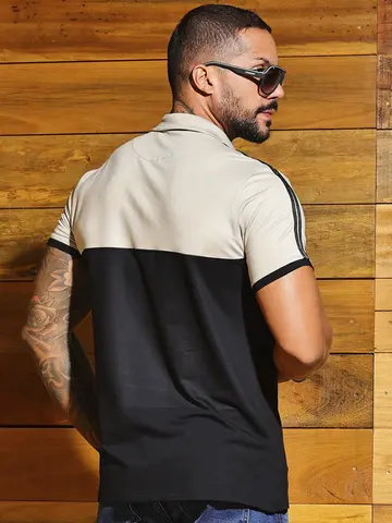 Polo Masculina Sofisticada e Autêntica com Estampa Frontal Pit Bull Jeans Luxo