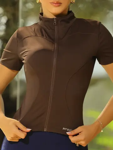 Blusa Gola Alta Versátil e Confortável com Estilo Esportivo Pit Bull Jeans Fitness