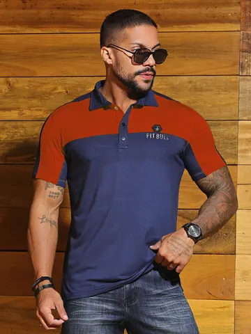 Polo Masculina Estilosa e Versátil com Acabamento Premium Pit Bull Jeans Luxo