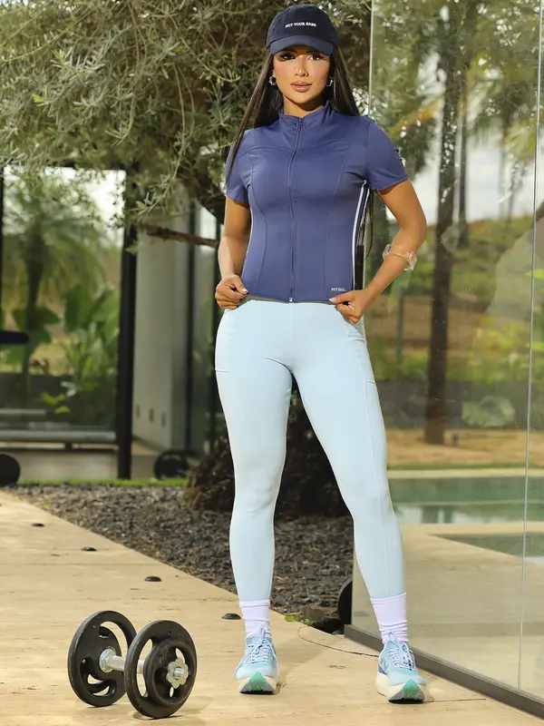 Blusa Estilosa e Casual com Caimento Ajustado Pit Bull Jeans Fitness