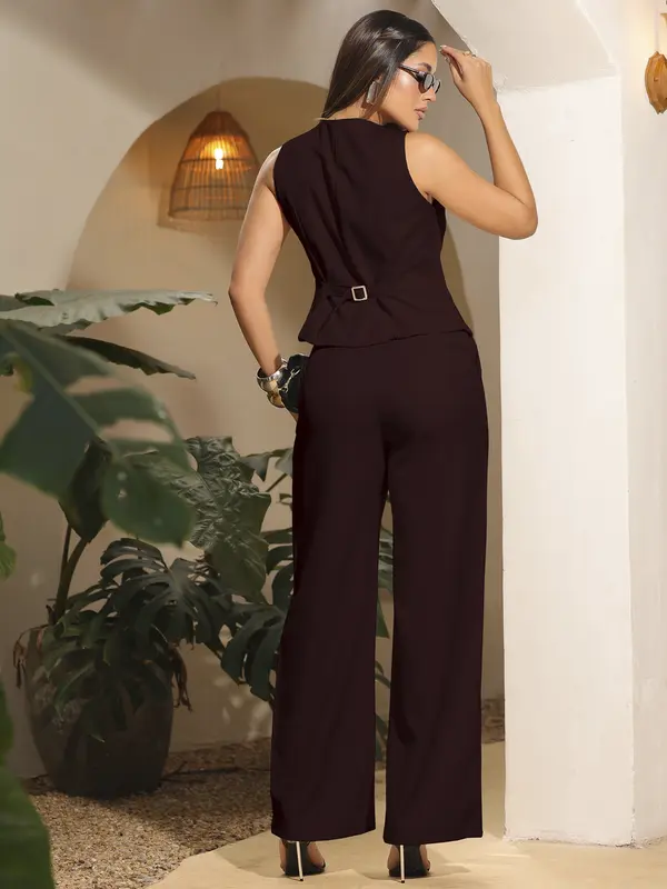 Conjunto Colete e Calça Elegante com Acabamento Refinado Empório Pit Bull