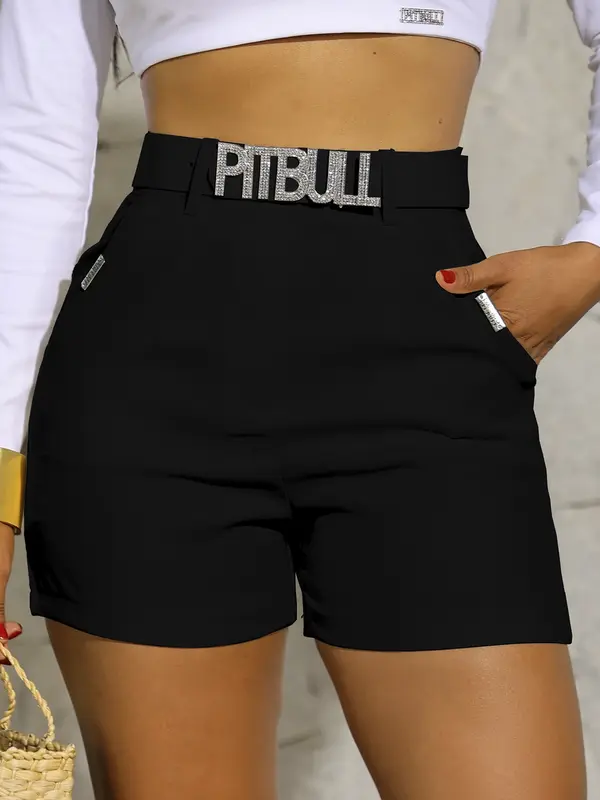 Short Sofisticado com Caimento Confortável e Cinto Personalizado Empório Pit Bull