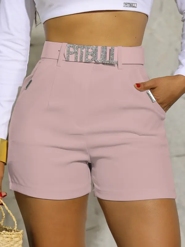 Short Sofisticado com Caimento Confortável e Cinto Personalizado Empório Pit Bull
