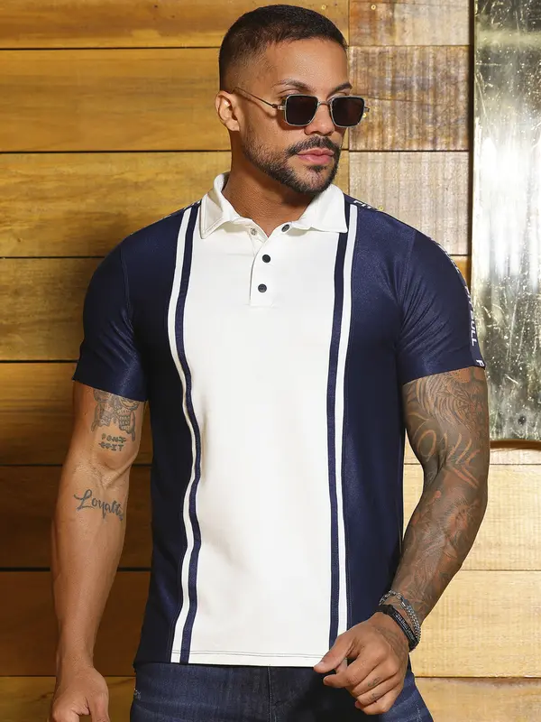 Camiseta Gola Polo Autêntica e Sofisticada com Elástico Pit Bull Jeans Luxo