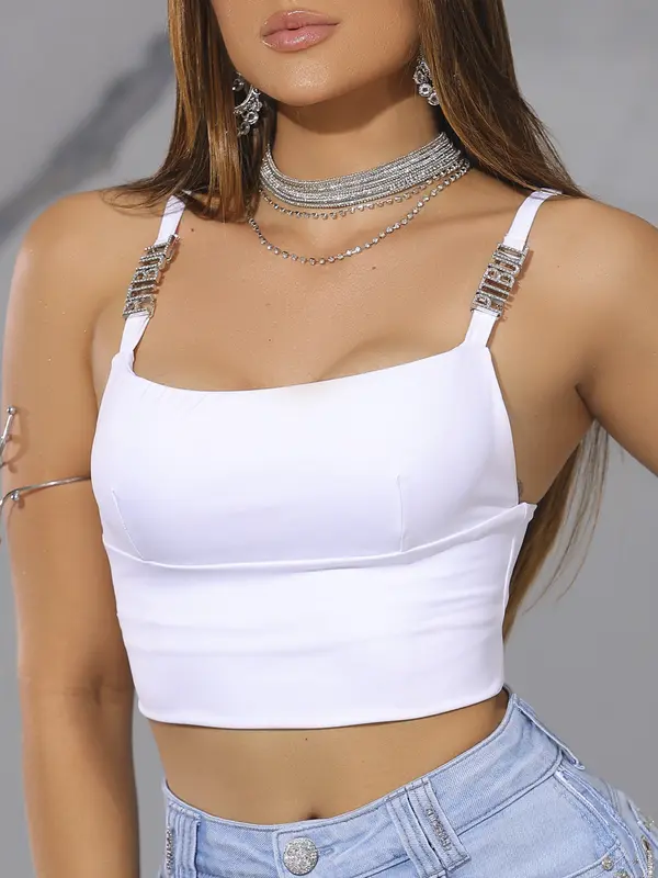 Blusa Sexy Sofisticada e Casual com Alças Personalizadas Pit Bull Jeans Luxo