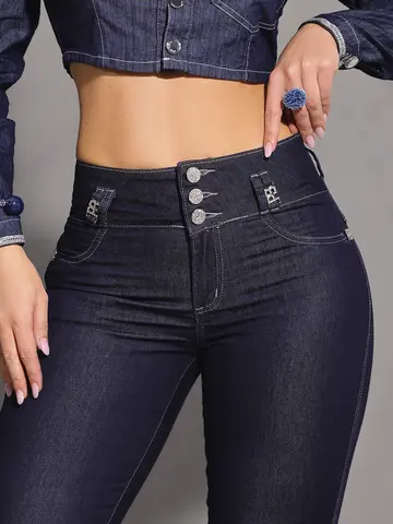 Calça Cós Largo Estilosa e Casual com Caimento Ajustado Pit Bull Jeans Premium
