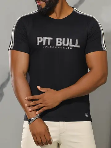 Camiseta Gola O Sofisticada e Elegante com Detalhes nos Ombros Pit Bull Jeans Luxo