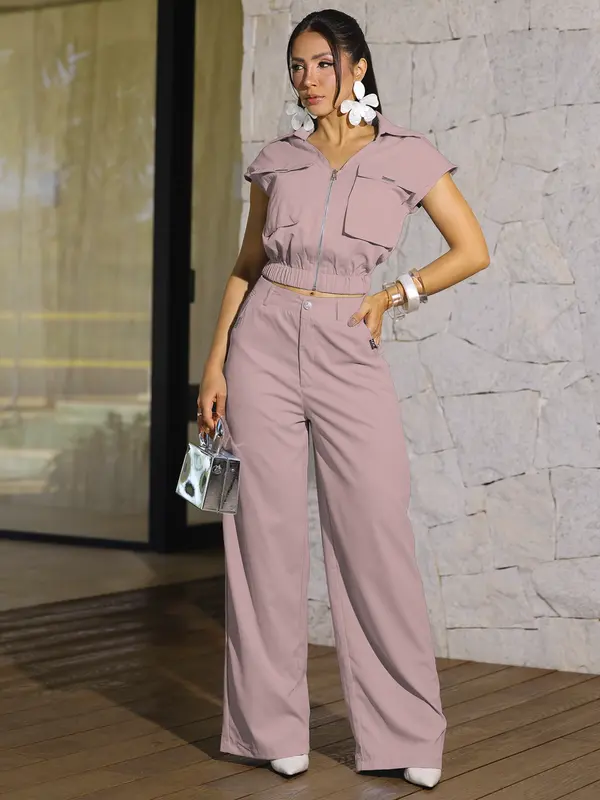 Conjunto Colete e Calça Casual com Design Sofisticado Empório Pit Bull
