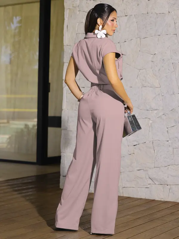 Conjunto Colete e Calça Casual com Design Sofisticado Empório Pit Bull