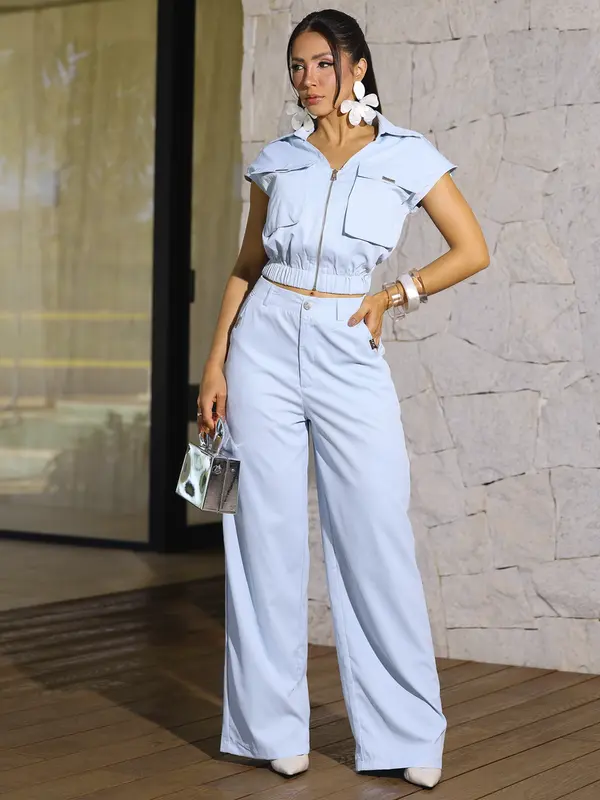 Conjunto Colete e Calça Casual com Design Sofisticado Empório Pit Bull