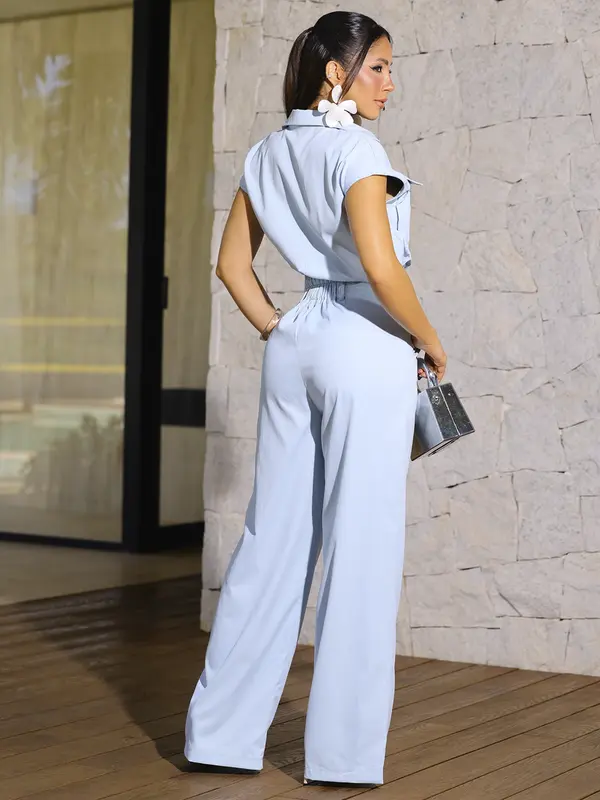 Conjunto Colete e Calça Casual com Design Sofisticado Empório Pit Bull