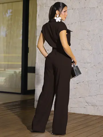 Conjunto Colete e Calça Casual com Design Sofisticado Empório Pit Bull