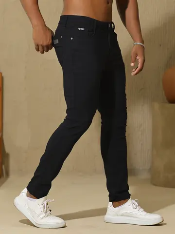 Calça Masculina Preta Sofisticada e Casual Pit Bull Jeans Luxo