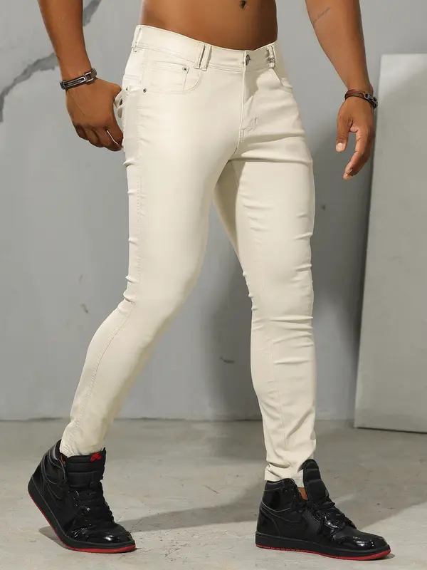 Calça Masculina com Detalhes Personalizados Pit Bull Jeans Luxo