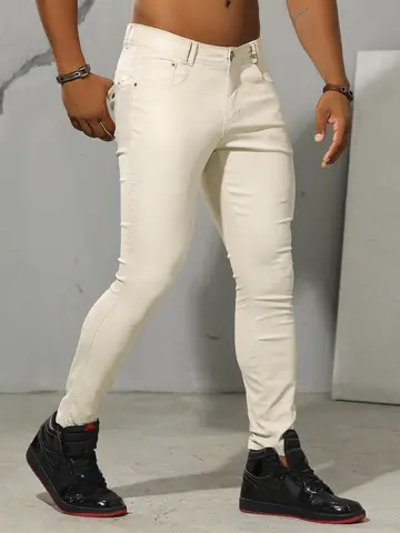 Calça Masculina com Detalhes Personalizados Pit Bull Jeans Luxo