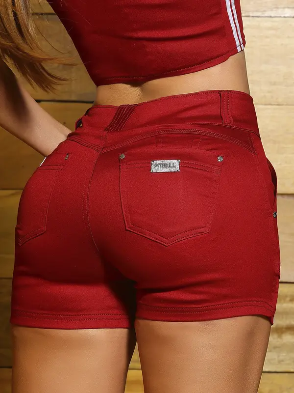 Short Saia com Cadarços Personalizados Pit Bull Jeans Luxo