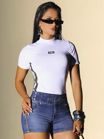 T-Shirt Gola Alta M/C Luxo Pit Bull Jeans