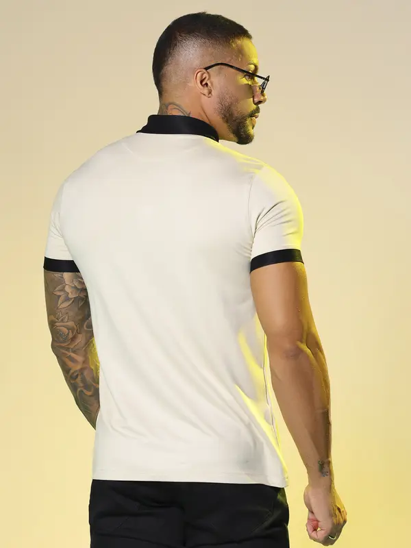 Polo Masculina com Estampa Pit Bull em Relevo Pit Bull Jeans Luxo