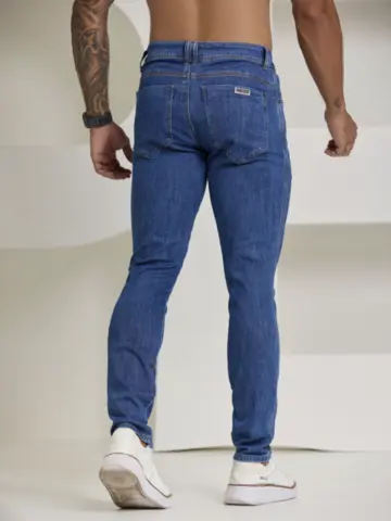 Calça Masculina Jeans Com Modelagem Confortável Pit Bull Jeans