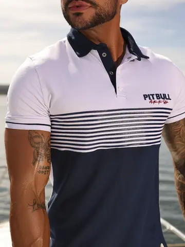 Polo Masculina Autêntica e Estilosa com Estampa em Relevo Pit Bull Jeans Luxo