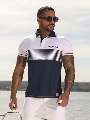 Polo Masculina Autêntica e Estilosa com Estampa em Relevo Pit Bull Jeans Luxo
