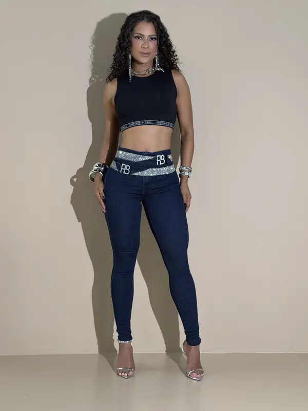 Cropped Feminino Com Elástico Personalizado Empório Pit Bull